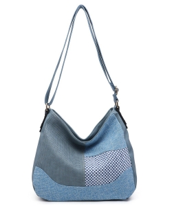 Cute Stylish Fashion Hobo Bag BG-7230260 BLUE